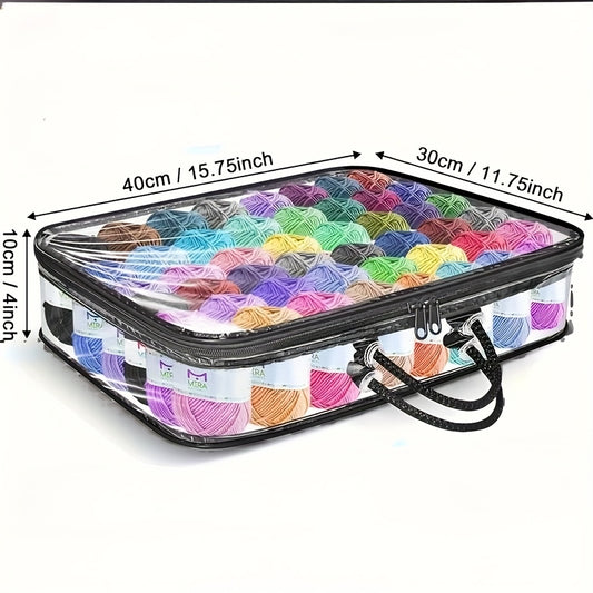 5pcs Transparent Pvc Ball Storage Bags | Multi-Purpose Handheld Storage With Durable Zipper Closure