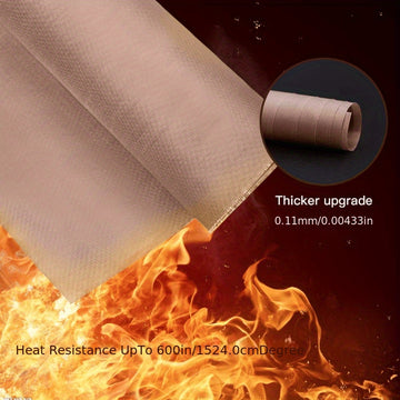 Non-Stick Teflon Sheets/4-Pack Reusable Non-Stick Teflon Sheets for Sublimation 12×16'' (30x40cm), High-Temperature PTFE Teflon Sheets for Heat Press Transfer, Great for Heat Press Mats