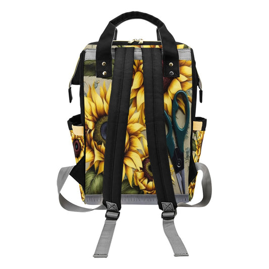 Sunflowers Multi-Function Backpack