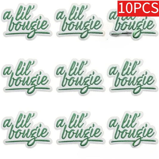 10/50/100PCS Set of Iron on Patches Lots of FCartoon Embroidered Patches for Clothing Slogan Letters Embroidery Patch