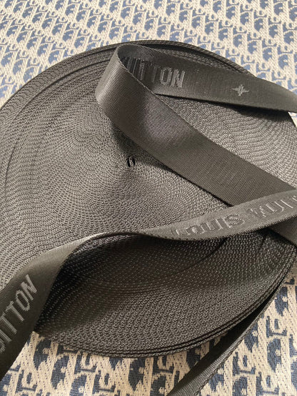 Custom Bag LV Strap Black