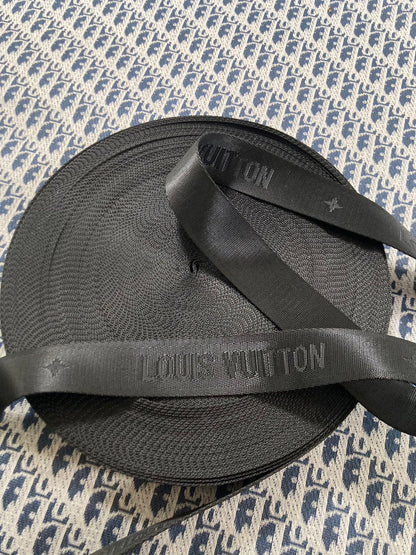 Custom Bag LV Strap Black