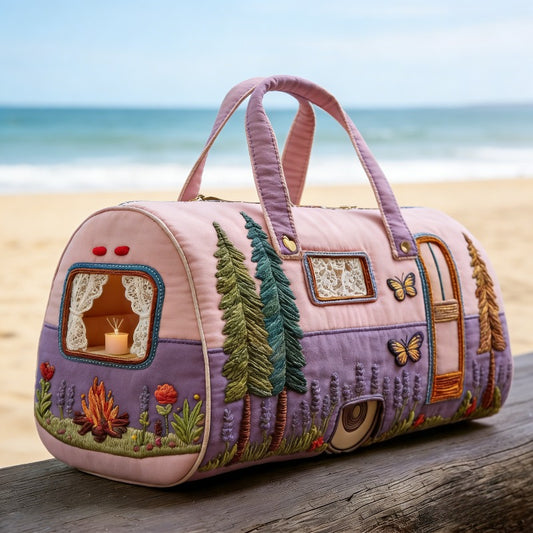 Animal Pattern Quilted Travel Tote Bag, Comfortable Material, Weekend Travel Bag, Fitness Bag, Multifunctional Family Bag, Bag, Fashionable Tote Bag