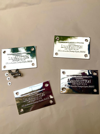 LV Silver Plate Handmade