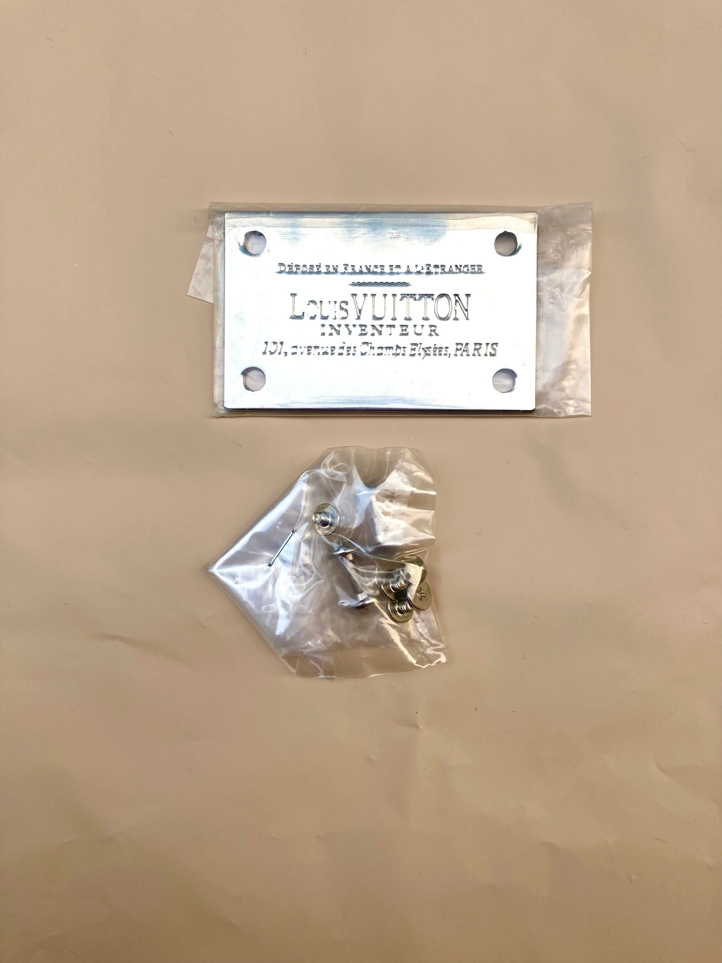 LV Silver Plate Handmade