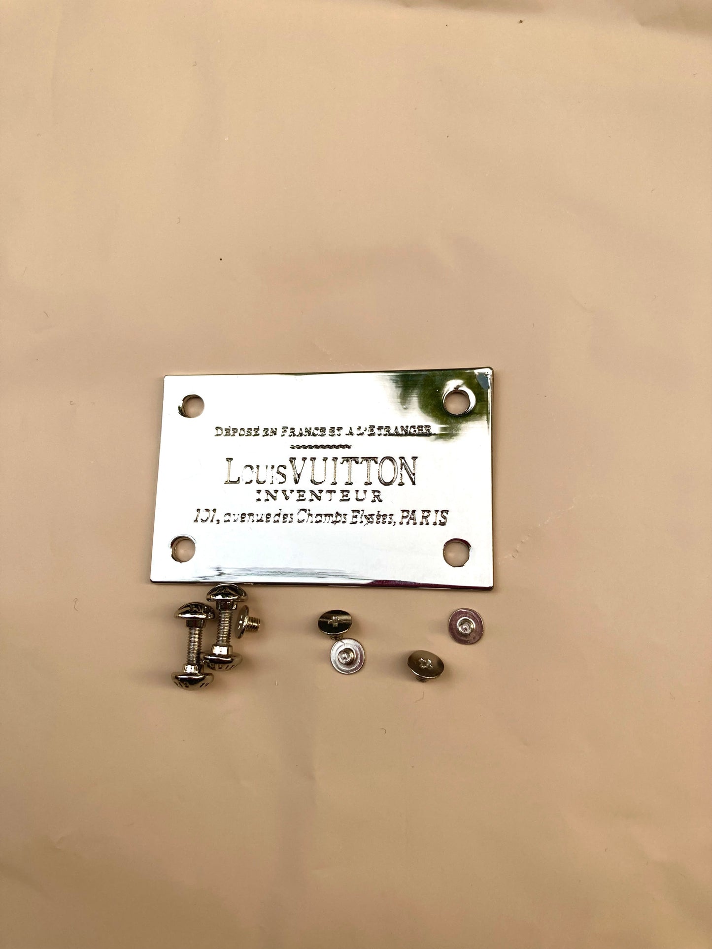 LV Silver Plate Handmade